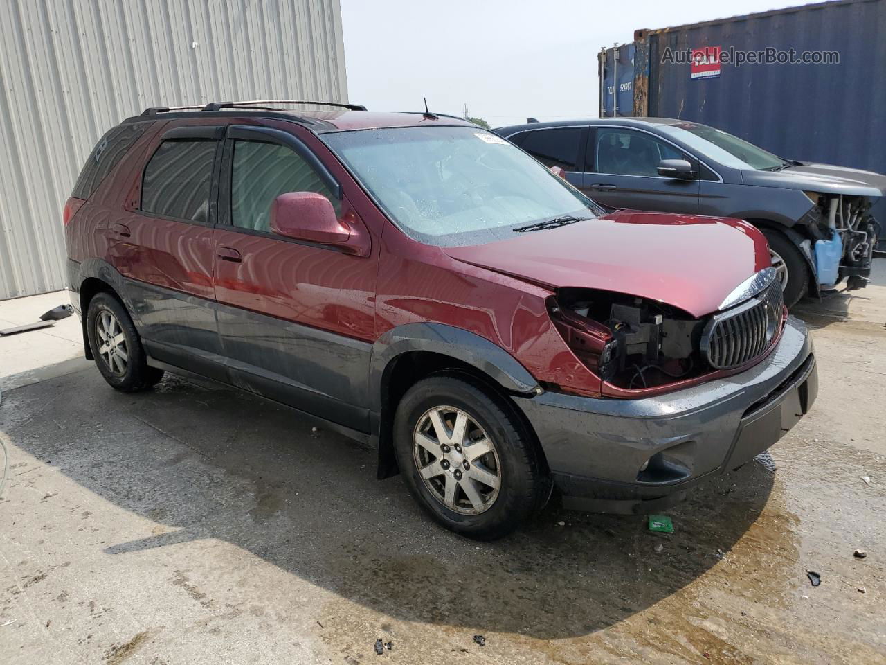 2004 Buick Rendezvous Cx Burgundy vin: 3G5DB03E24S542869