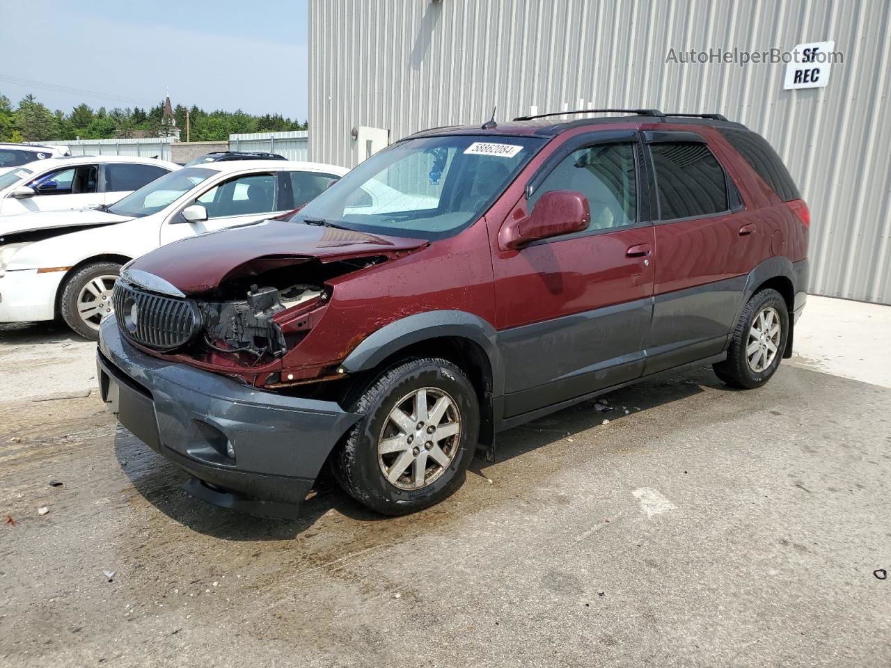 2004 Buick Rendezvous Cx Burgundy vin: 3G5DB03E24S542869