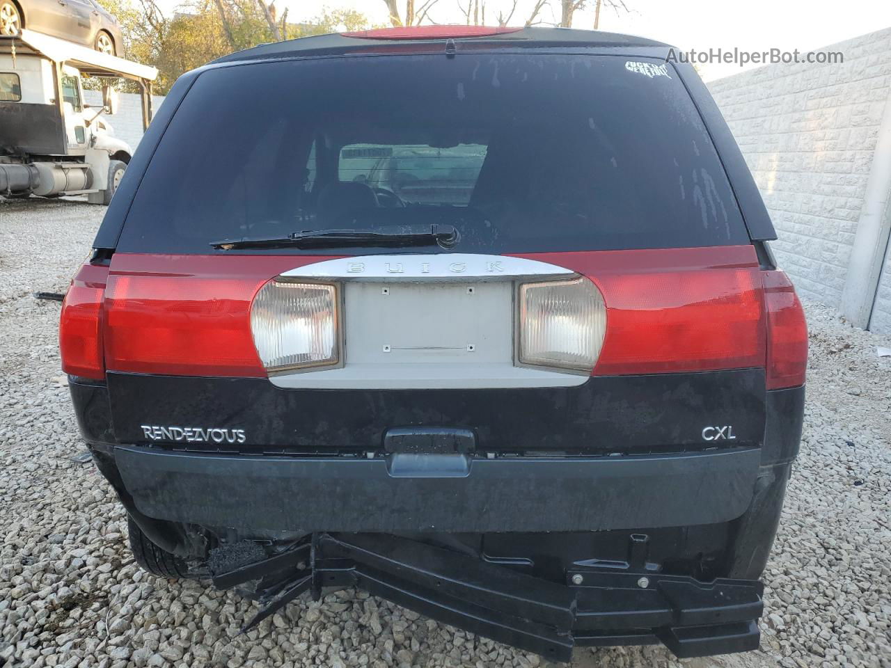 2004 Buick Rendezvous Cx Black vin: 3G5DB03E24S543231