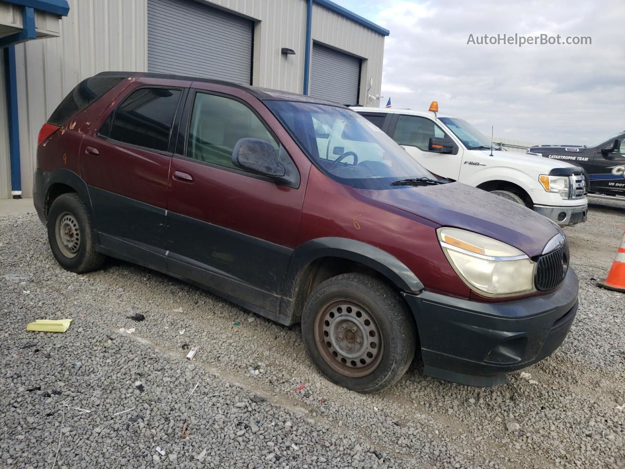 2004 Buick Rendezvous Cx Темно-бордовый vin: 3G5DB03E24S544394