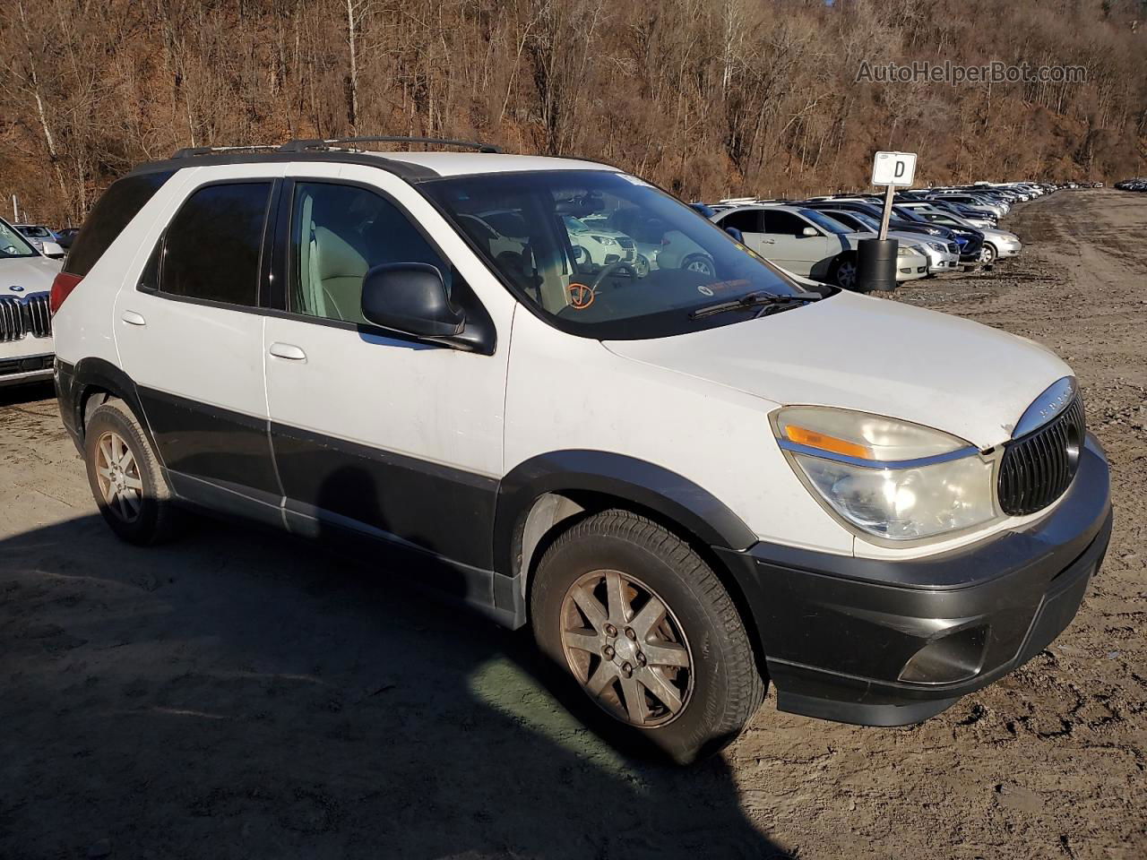 2004 Buick Rendezvous Cx White vin: 3G5DB03E24S544833