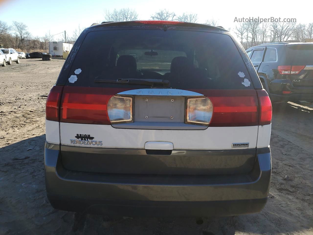 2004 Buick Rendezvous Cx White vin: 3G5DB03E24S544833