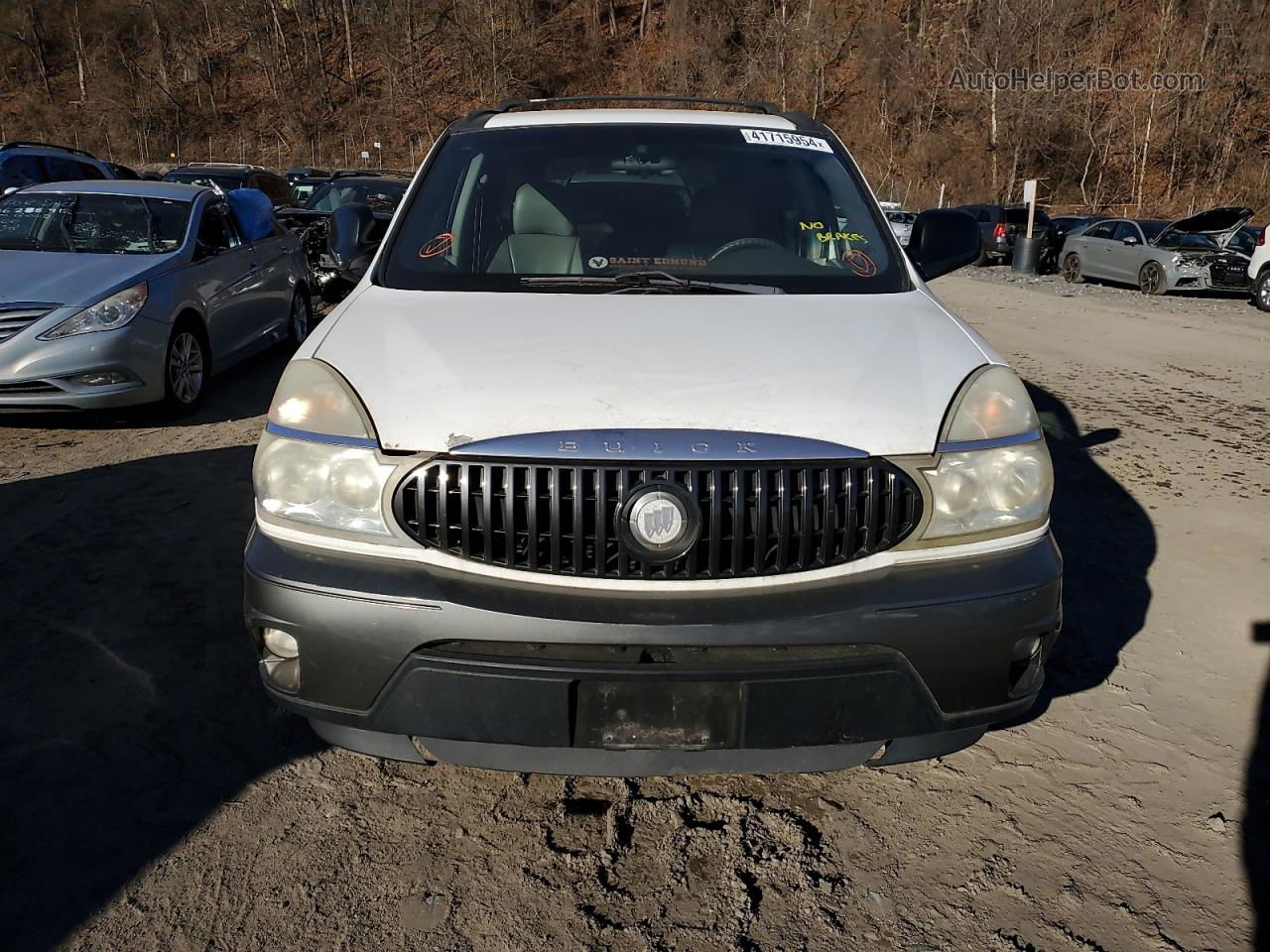 2004 Buick Rendezvous Cx White vin: 3G5DB03E24S544833