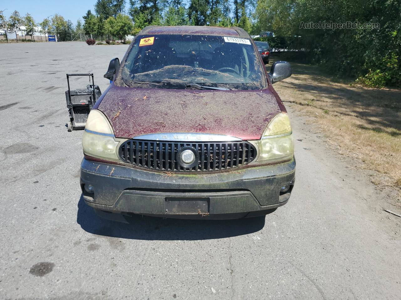 2004 Buick Rendezvous Cx Maroon vin: 3G5DB03E34S550639