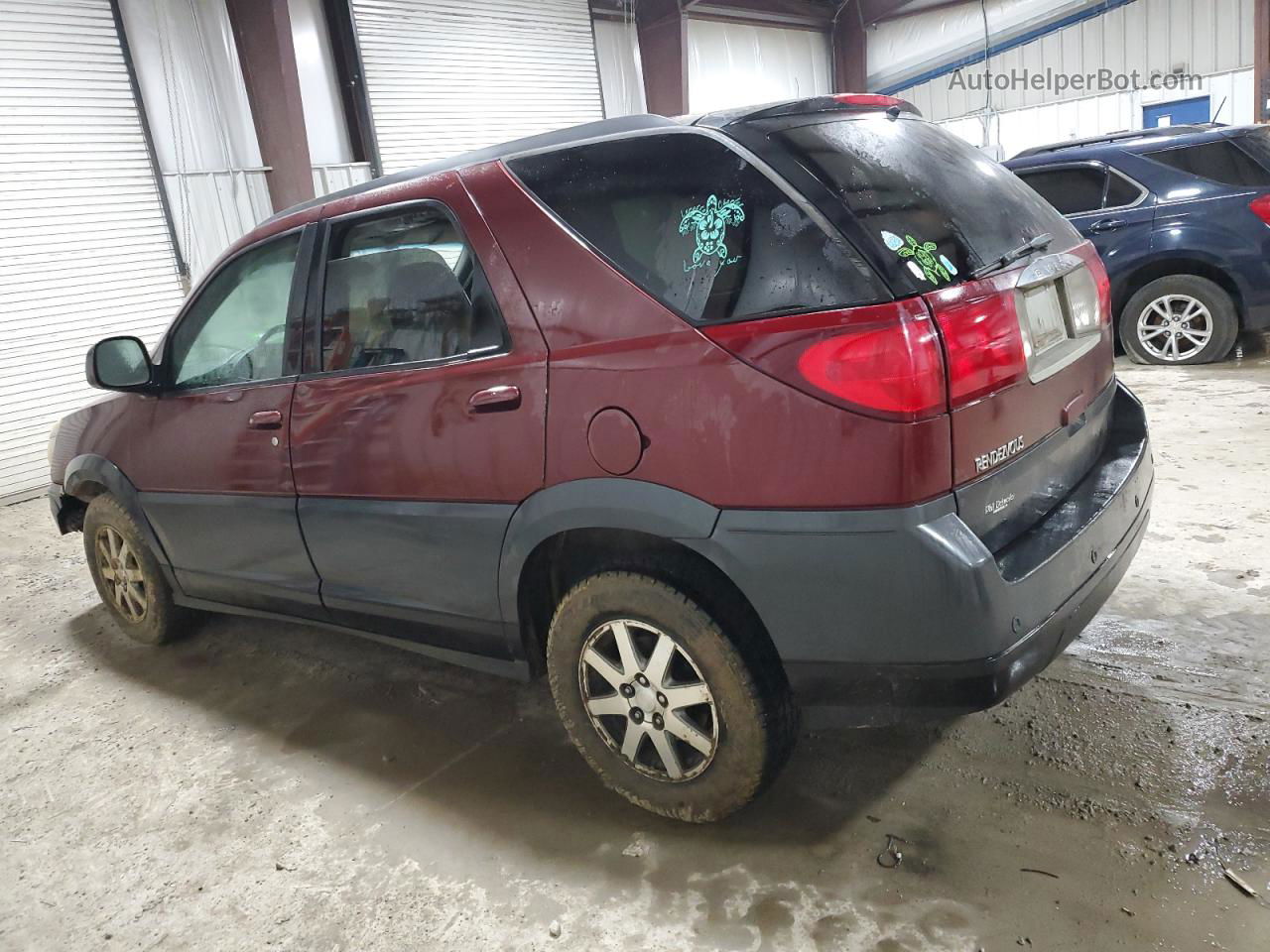 2004 Buick Rendezvous Cx Burgundy vin: 3G5DB03E34S581132