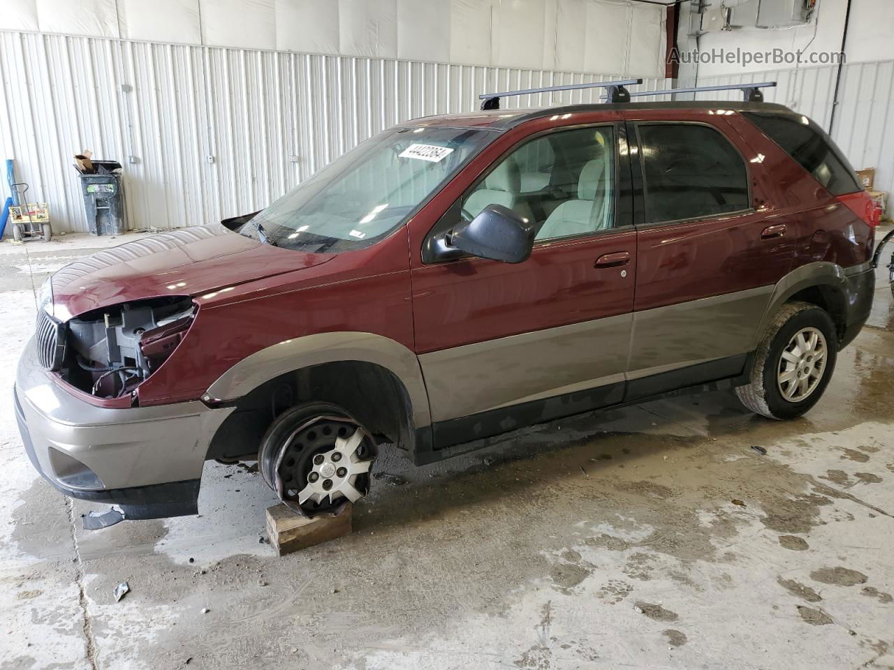 2004 Buick Rendezvous Cx Burgundy vin: 3G5DB03E44S544607