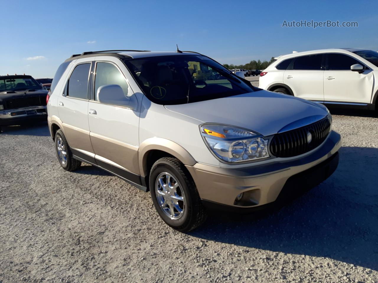 2004 Buick Rendezvous Cx White vin: 3G5DB03EX4S596159