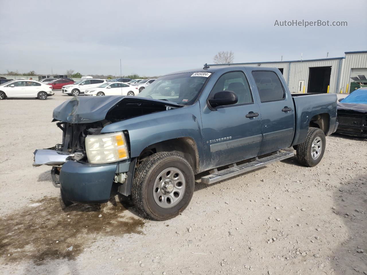 2008 Chevrolet Silverado C1500 Teal vin: 3GCEC13C08G271091