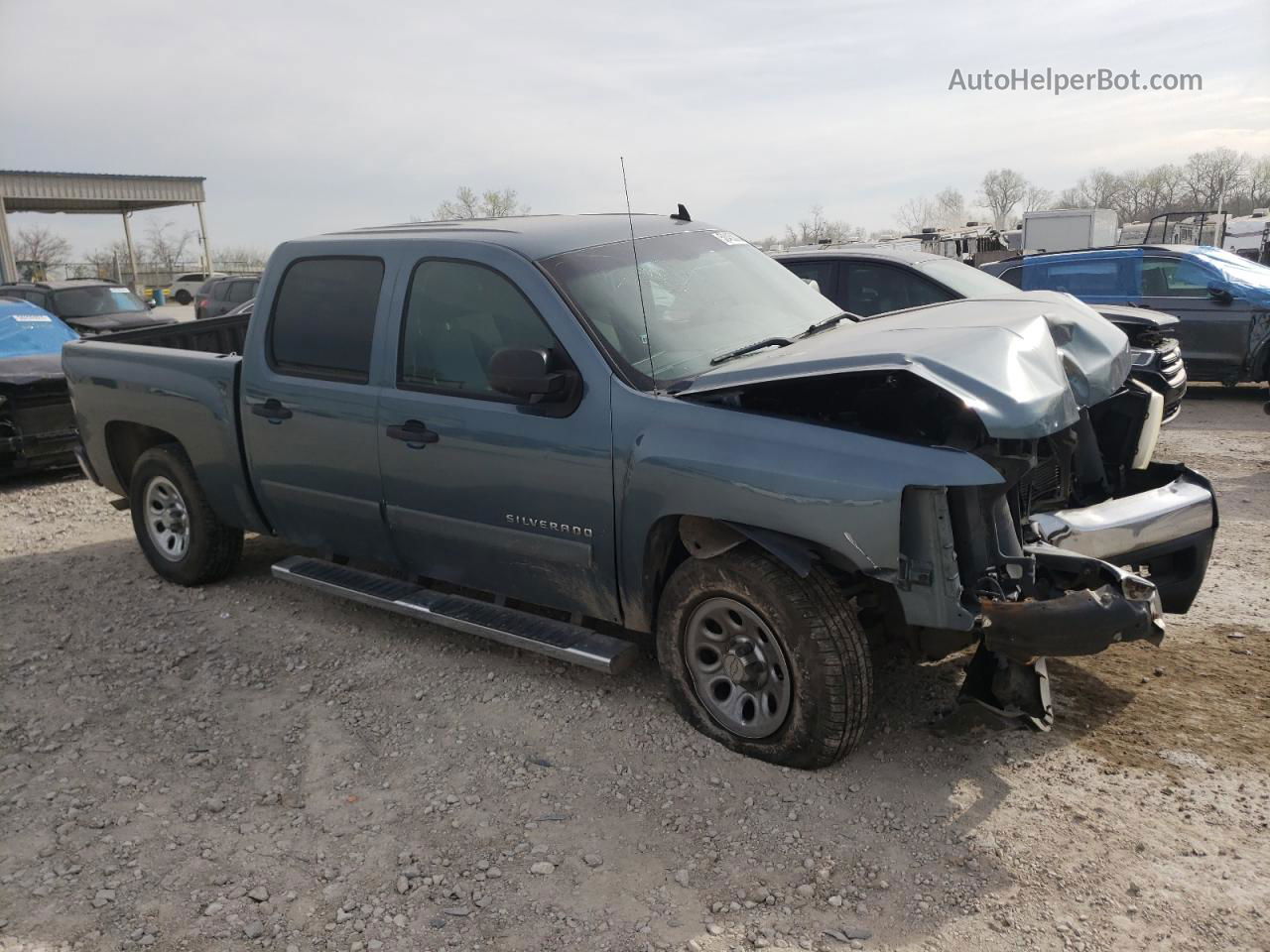 2008 Chevrolet Silverado C1500 Teal vin: 3GCEC13C08G271091