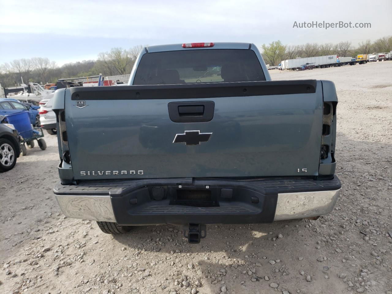 2008 Chevrolet Silverado C1500 Teal vin: 3GCEC13C08G271091