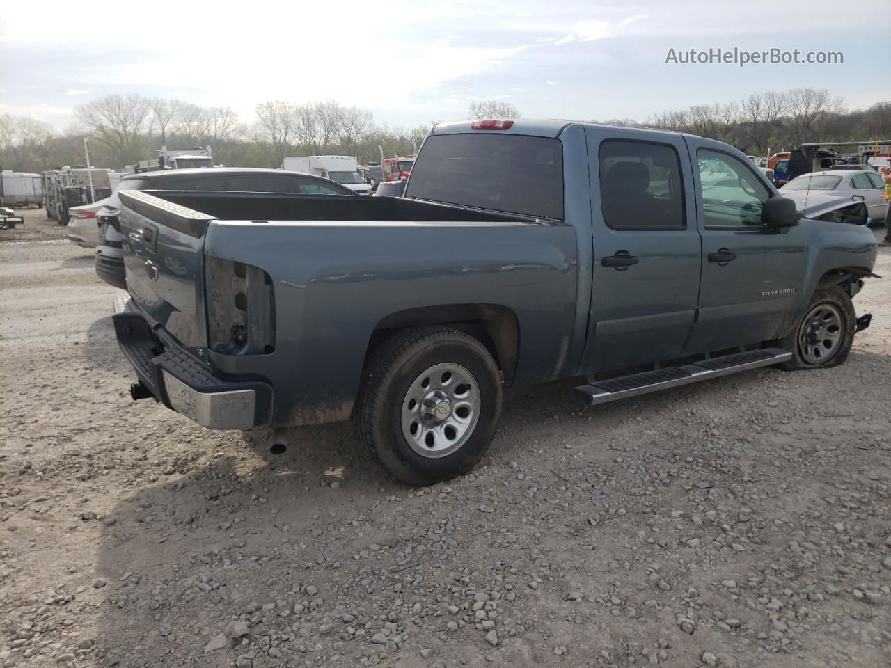 2008 Chevrolet Silverado C1500 Teal vin: 3GCEC13C08G271091