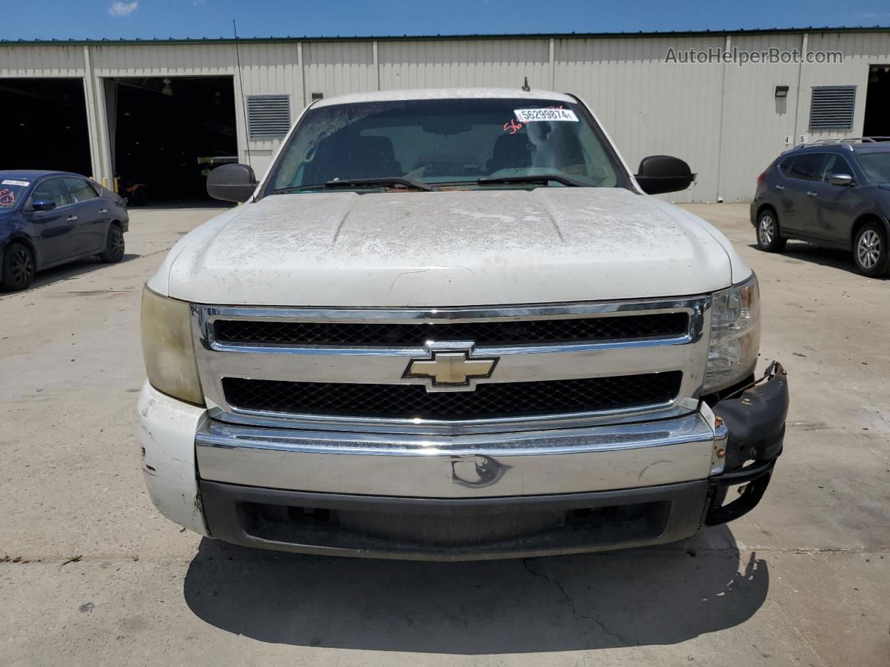 2008 Chevrolet Silverado C1500 White vin: 3GCEC13C28G231773