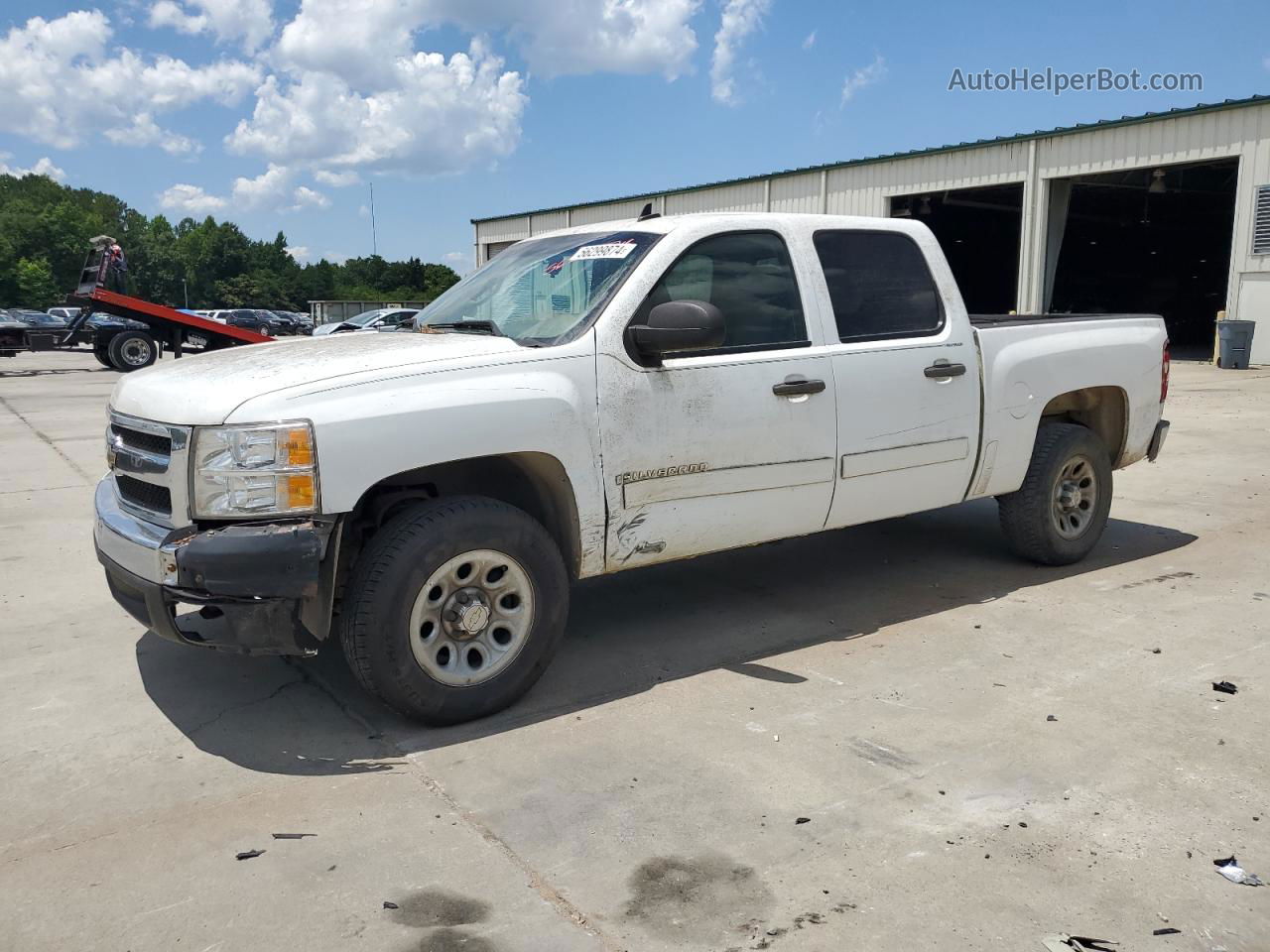 2008 Chevrolet Silverado C1500 White vin: 3GCEC13C28G231773