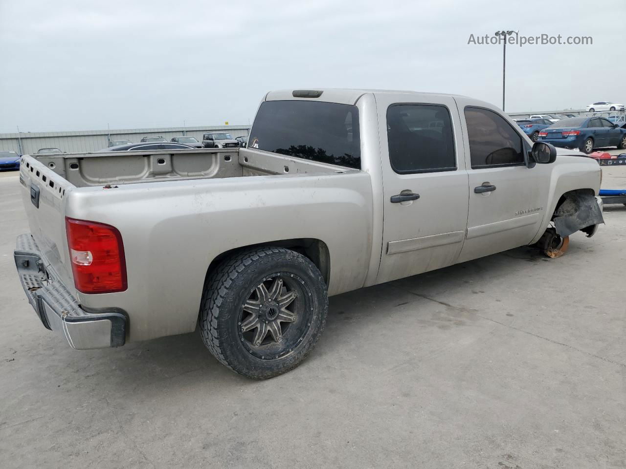 2008 Chevrolet Silverado C1500 Silver vin: 3GCEC13C58G307387