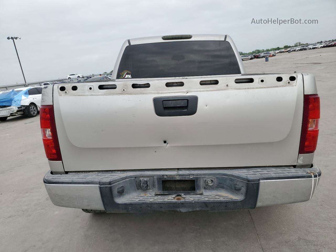 2008 Chevrolet Silverado C1500 Silver vin: 3GCEC13C58G307387