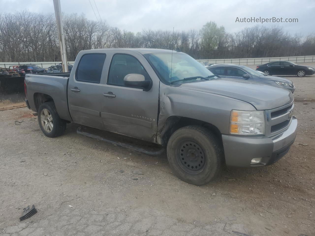 2008 Chevrolet Silverado C1500 Gray vin: 3GCEC13J08G213609