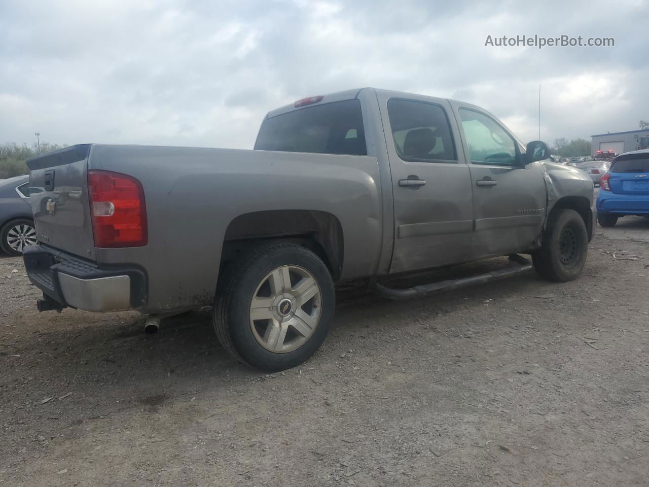 2008 Chevrolet Silverado C1500 Gray vin: 3GCEC13J08G213609