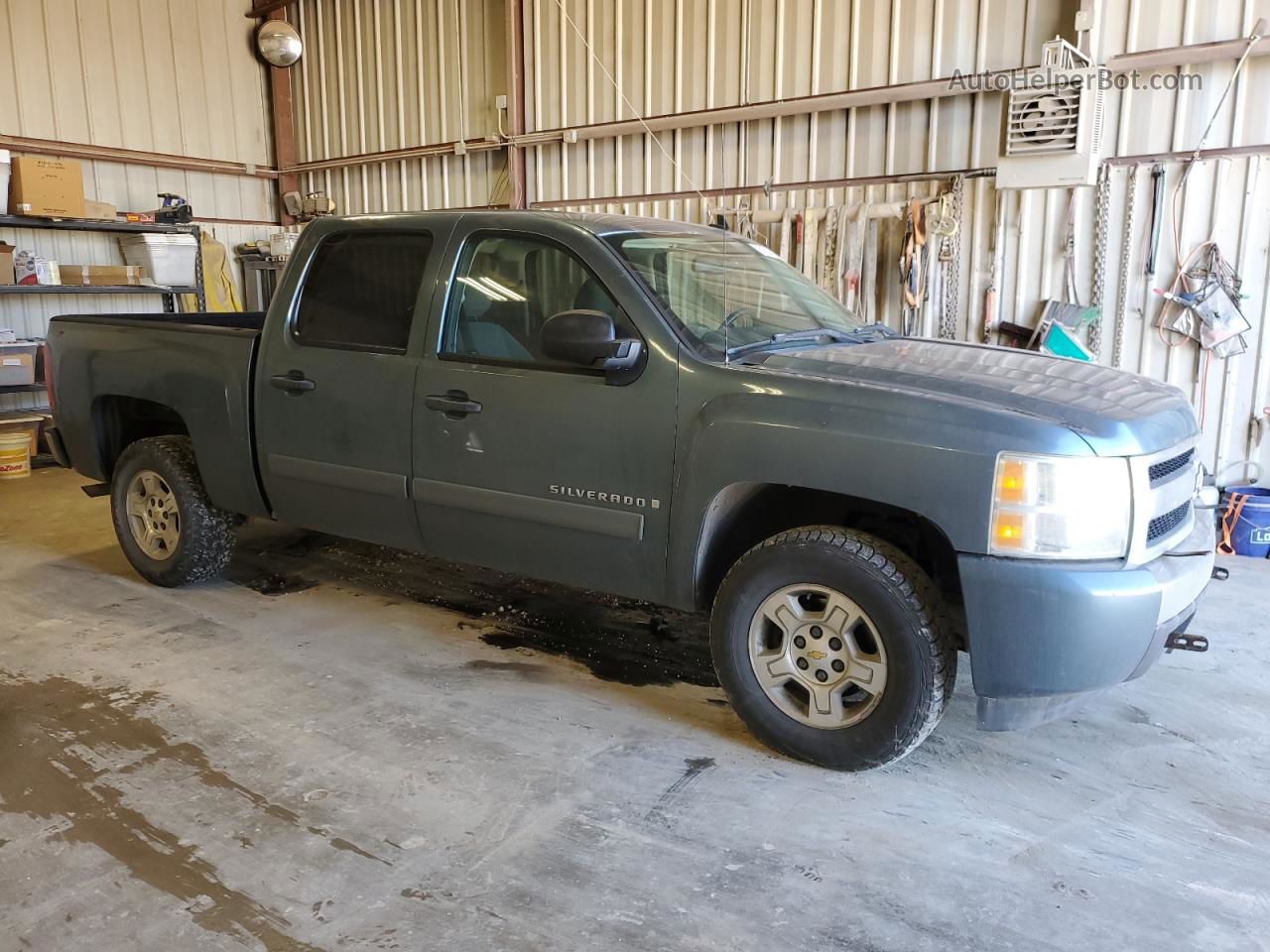 2008 Chevrolet Silverado C1500 Gray vin: 3GCEC13J18G219208