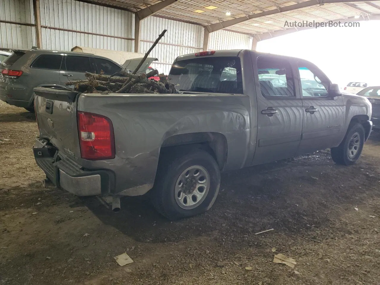 2008 Chevrolet Silverado C1500 Gray vin: 3GCEC13J48G222099