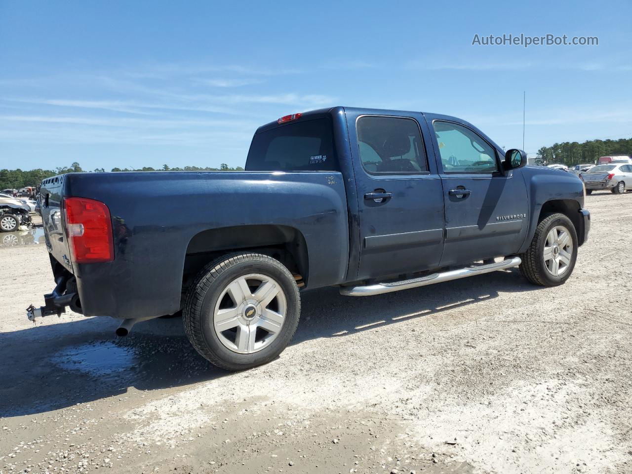 2008 Chevrolet Silverado C1500 Blue vin: 3GCEC13J88G136701