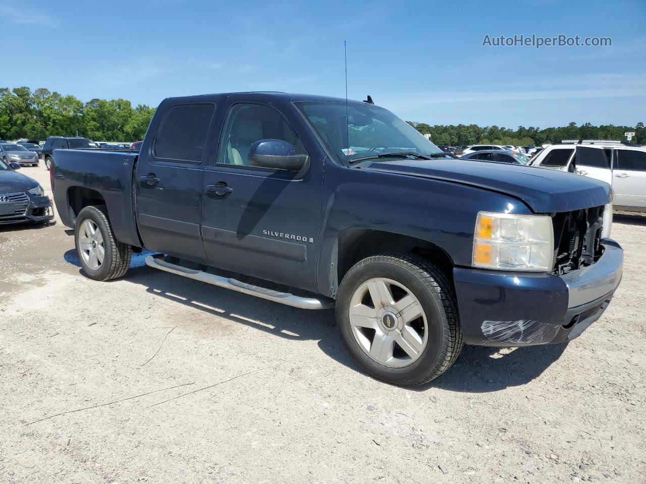 2008 Chevrolet Silverado C1500 Синий vin: 3GCEC13J88G136701