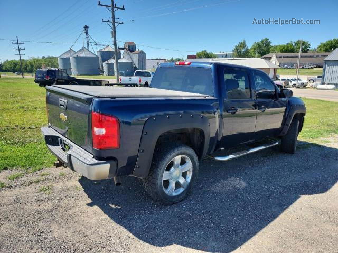 2008 Chevrolet Silverado K1500 Синий vin: 3GCEK13308G271739