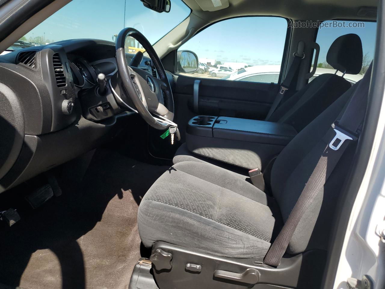 2008 Chevrolet Silverado K1500 White vin: 3GCEK13348G264177