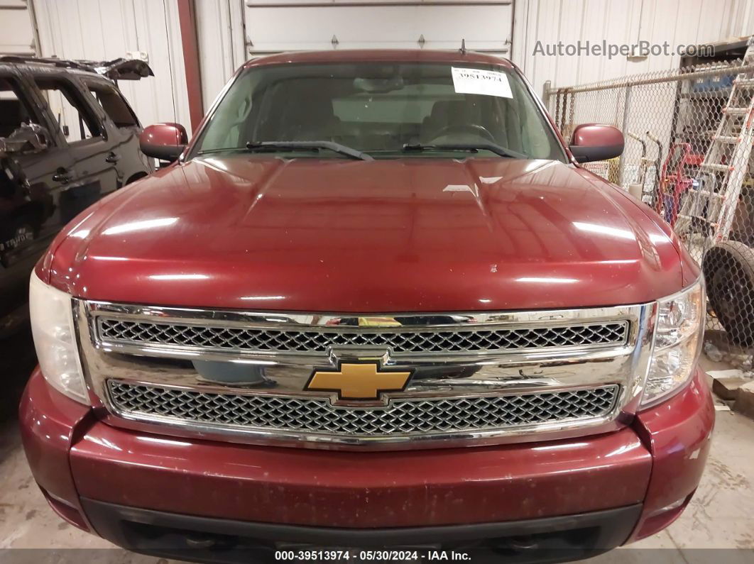 2008 Chevrolet Silverado 1500 Ltz Burgundy vin: 3GCEK13388G214270