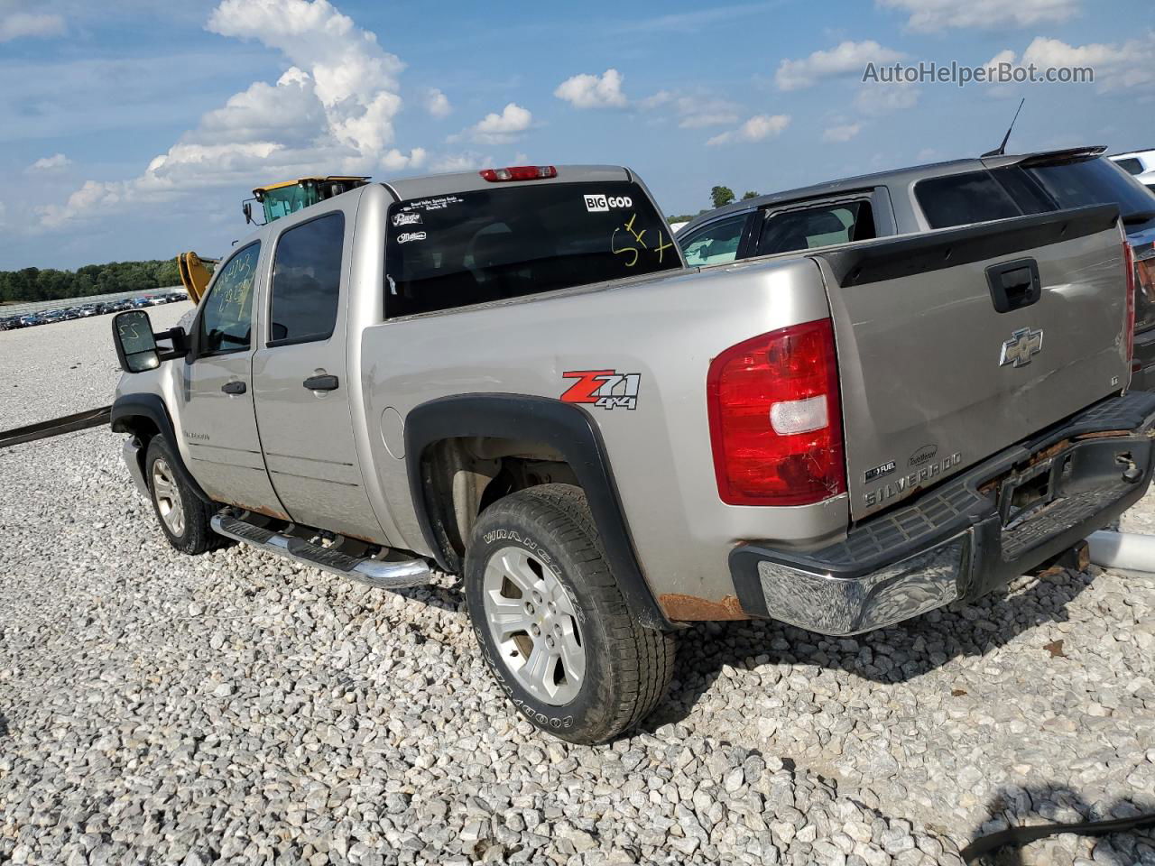 2008 Chevrolet Silverado K1500 Beige vin: 3GCEK13398G308352