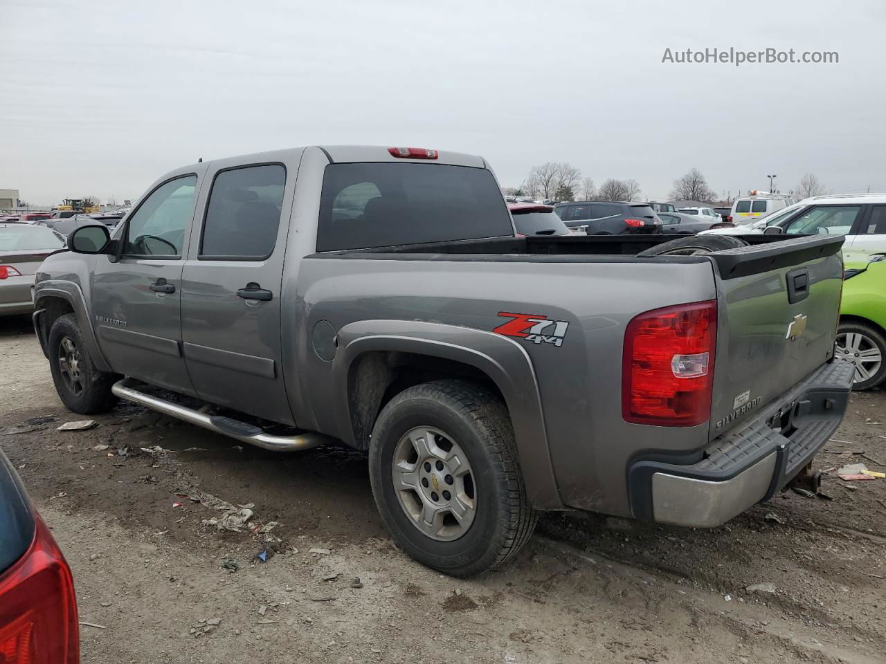 2008 Chevrolet Silverado K1500 Gray vin: 3GCEK13J08G218330