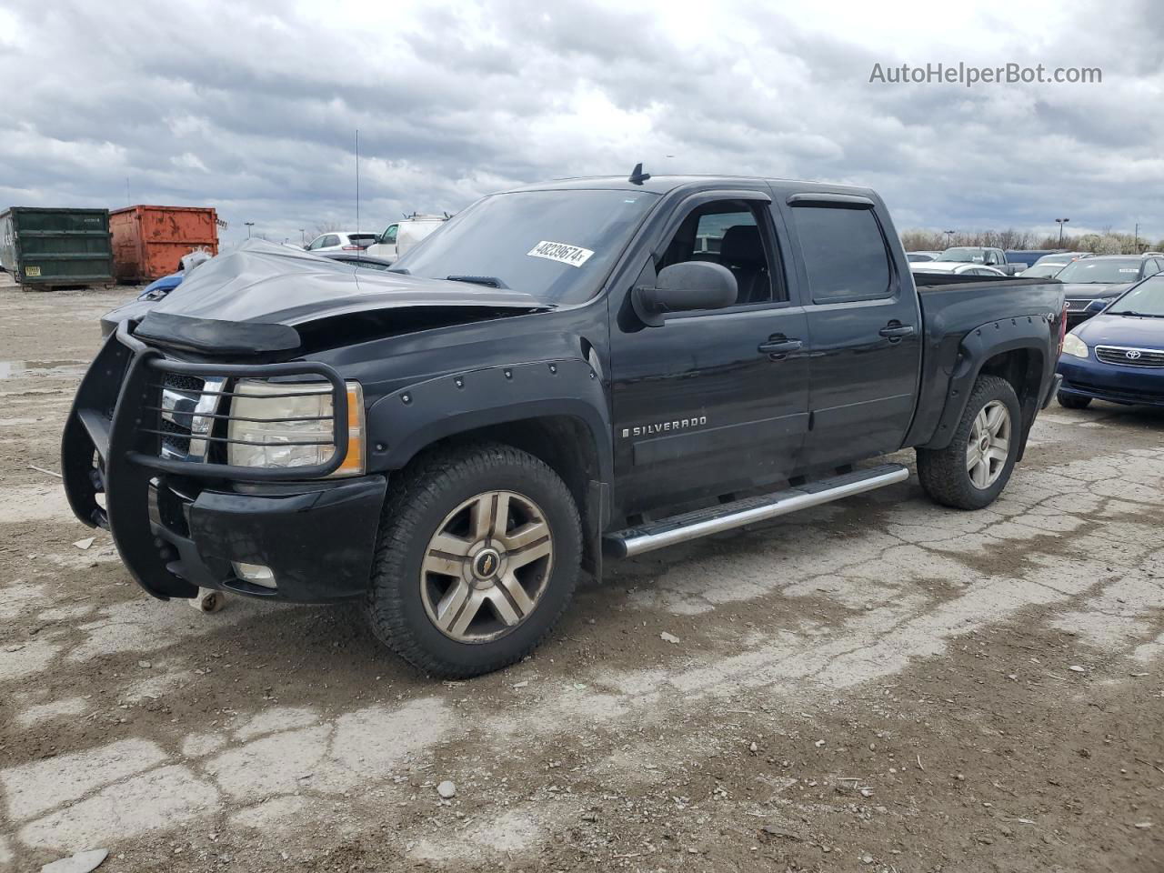 2008 Chevrolet Silverado K1500 Синий vin: 3GCEK13J58G229503