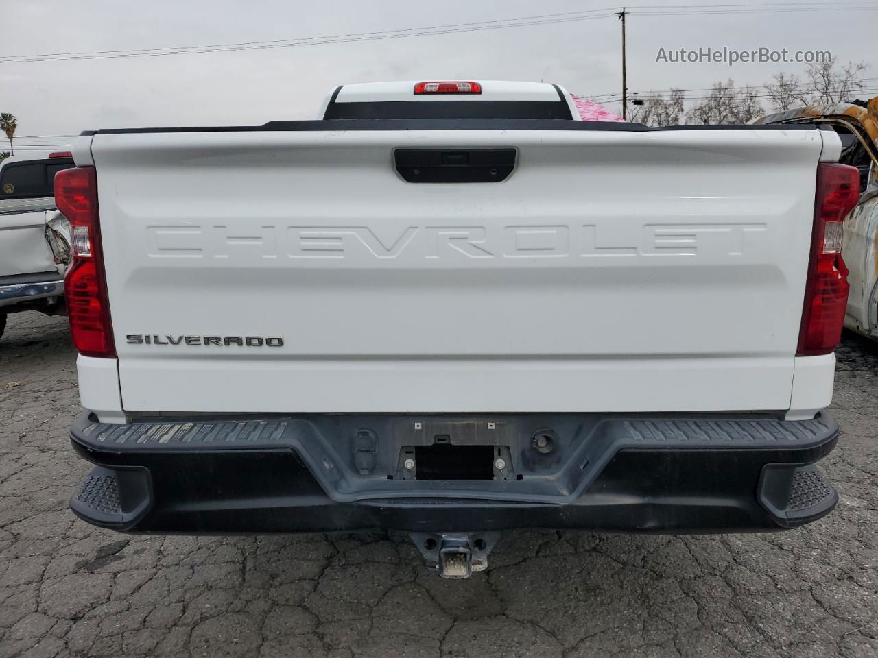 2019 Chevrolet Silverado C1500 White vin: 3GCNWAEF1KG197606