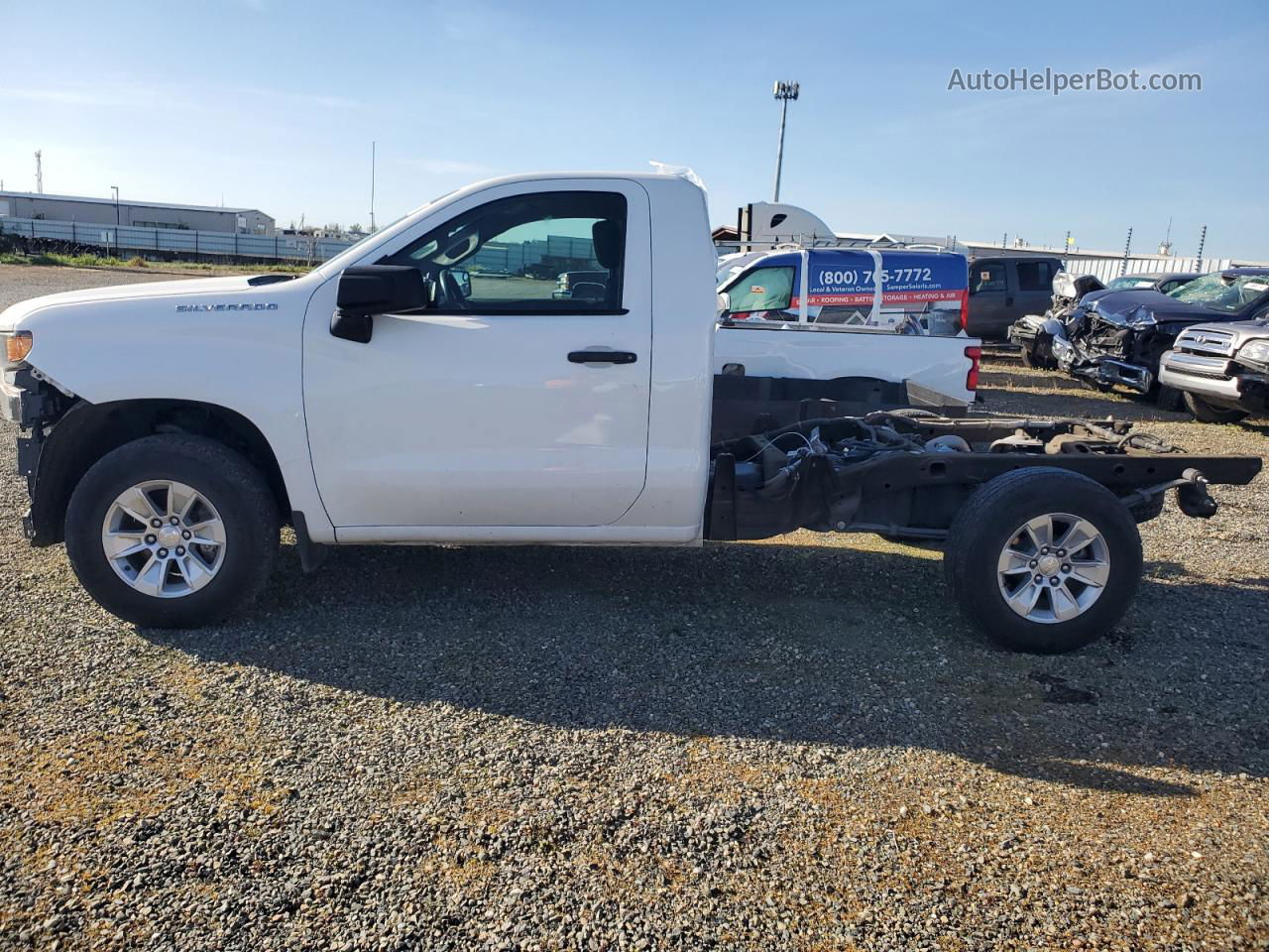 2019 Chevrolet Silverado C1500 White vin: 3GCNWAEFXKG295470