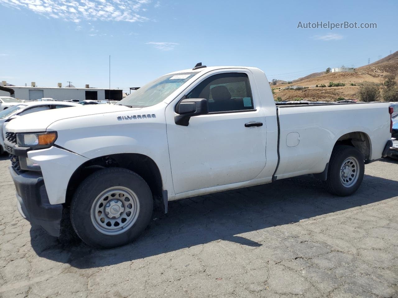 2019 Chevrolet Silverado C1500 White vin: 3GCNWAEH1KG248250