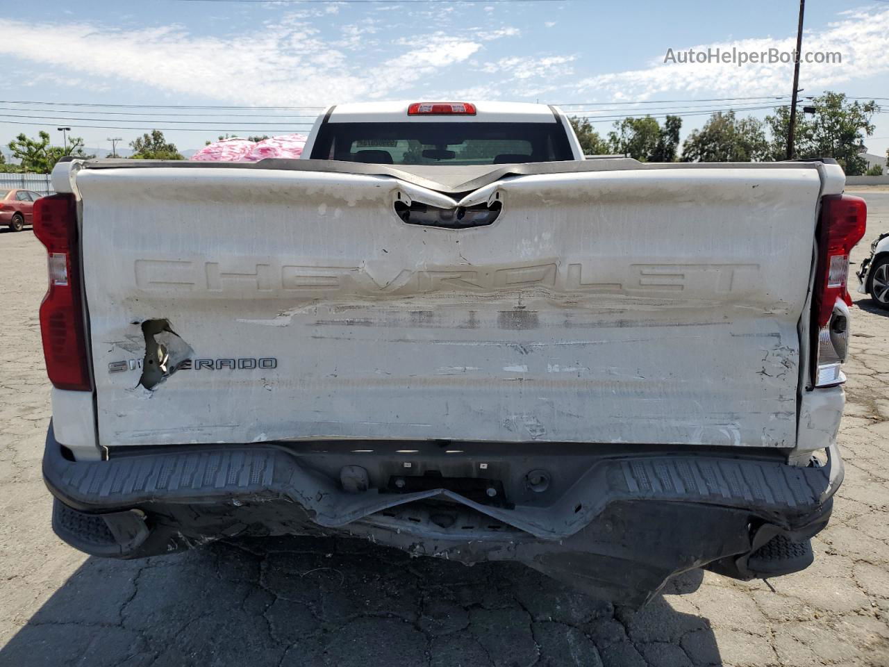 2019 Chevrolet Silverado C1500 White vin: 3GCNWAEH1KG248250