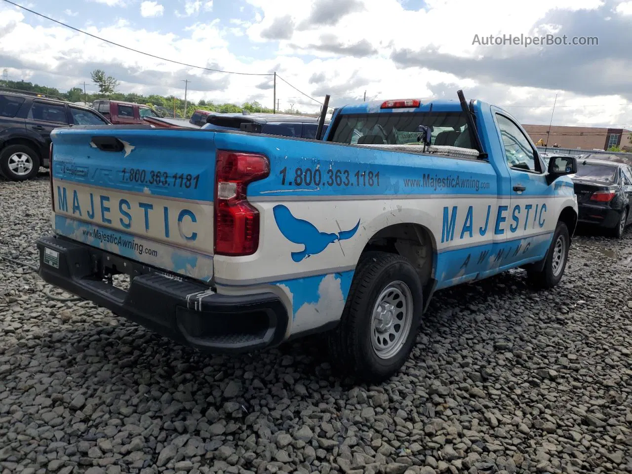 2019 Chevrolet Silverado C1500 Two Tone vin: 3GCNWAEH4KG176752