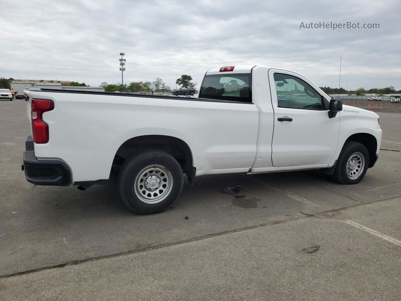 2019 Chevrolet Silverado C1500 Белый vin: 3GCNWAEH6KG234831