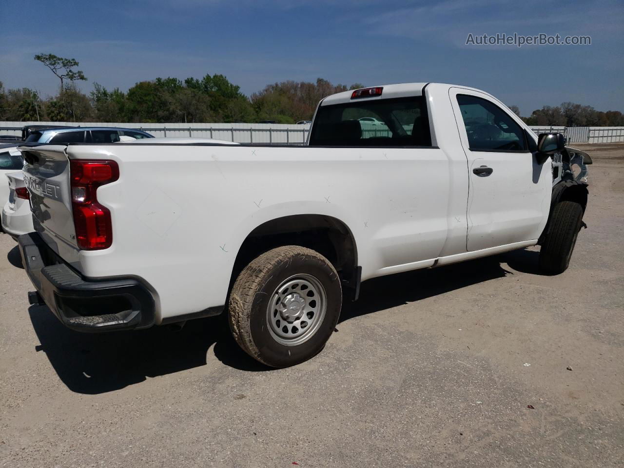 2019 Chevrolet Silverado C1500 White vin: 3GCNWAEH7KG174185