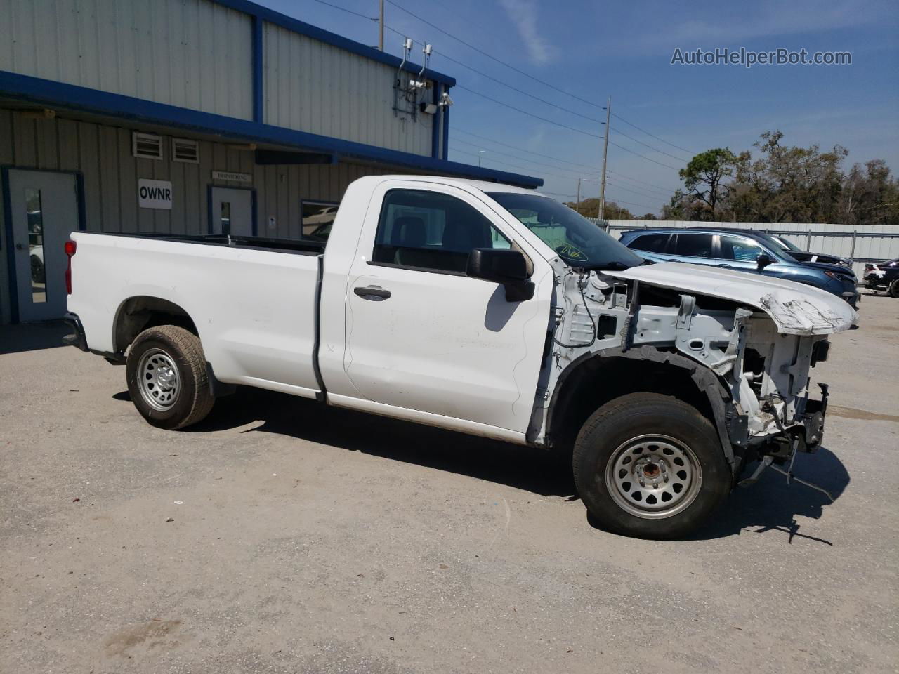 2019 Chevrolet Silverado C1500 White vin: 3GCNWAEH7KG174185