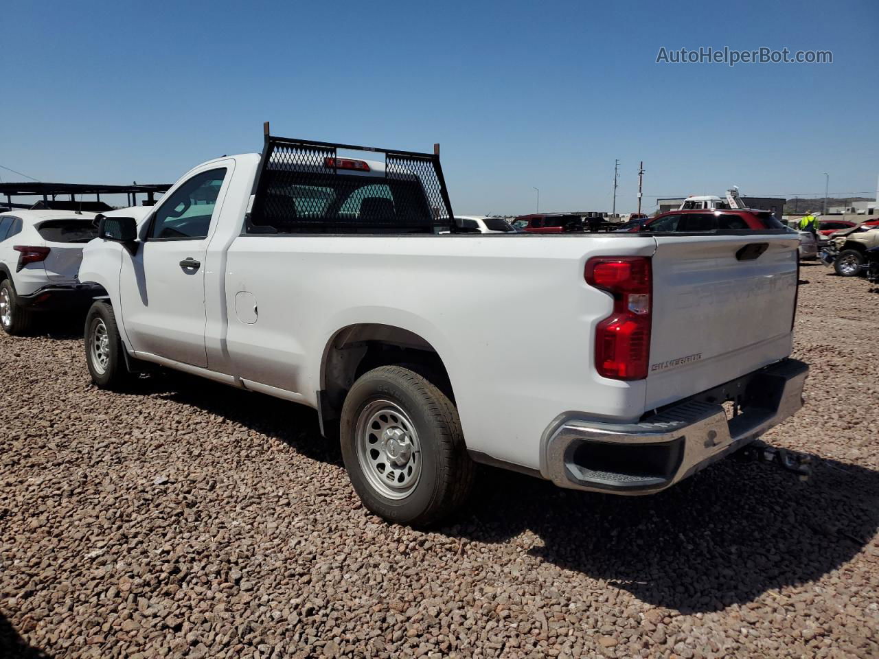 2019 Chevrolet Silverado C1500 Белый vin: 3GCNWAEH9KG182952