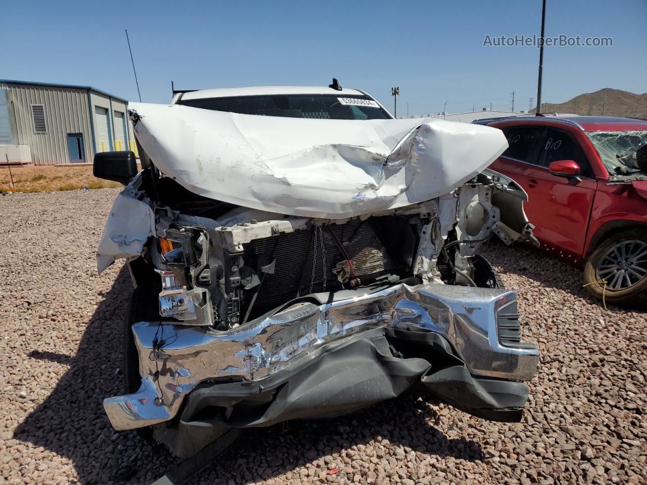 2019 Chevrolet Silverado C1500 White vin: 3GCNWAEH9KG182952