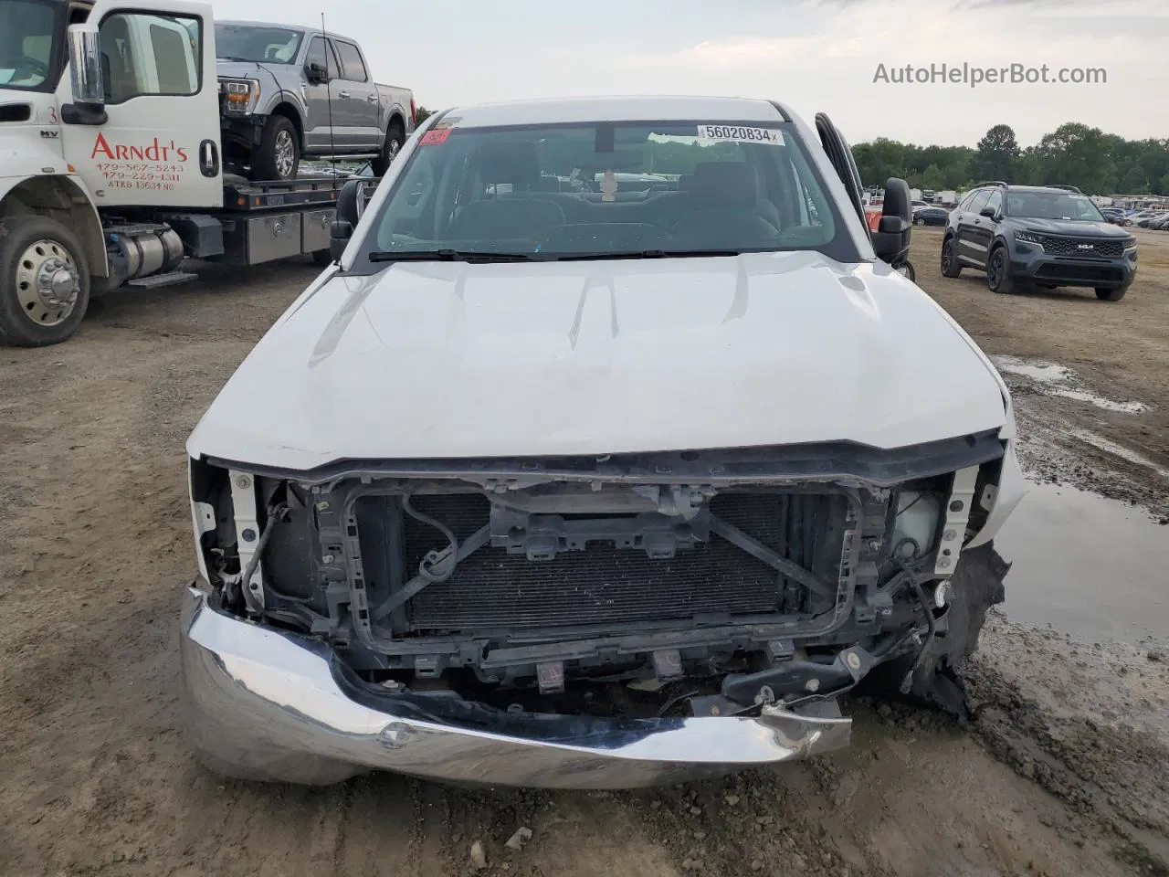 2016 Chevrolet Silverado C1500 White vin: 3GCPCNEC5GG118928