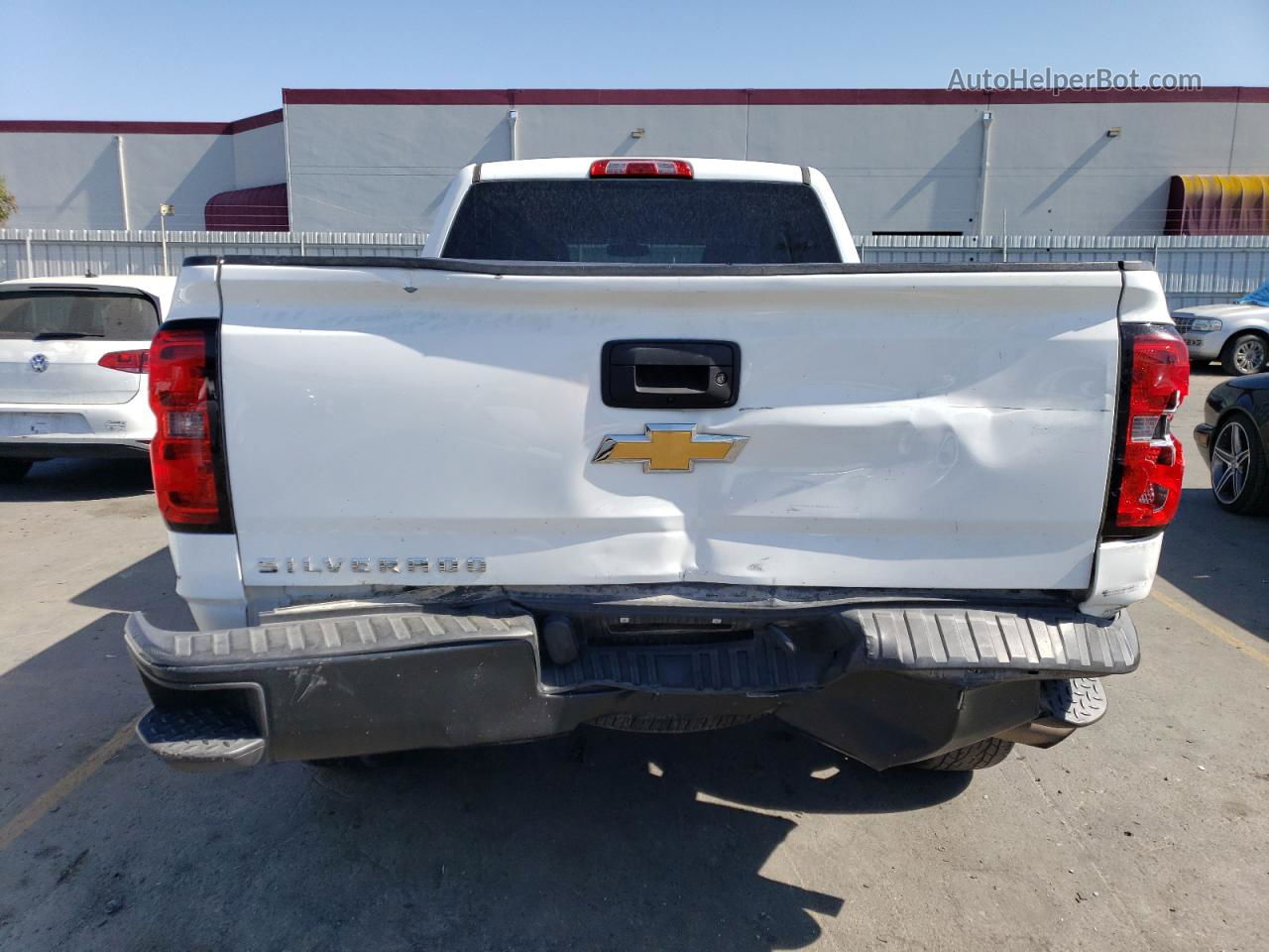 2016 Chevrolet Silverado C1500 White vin: 3GCPCNEC6GG352737