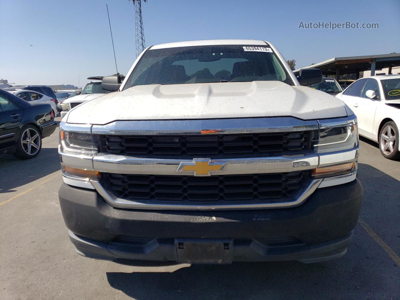 2016 Chevrolet Silverado C1500 White vin: 3GCPCNEC6GG352737