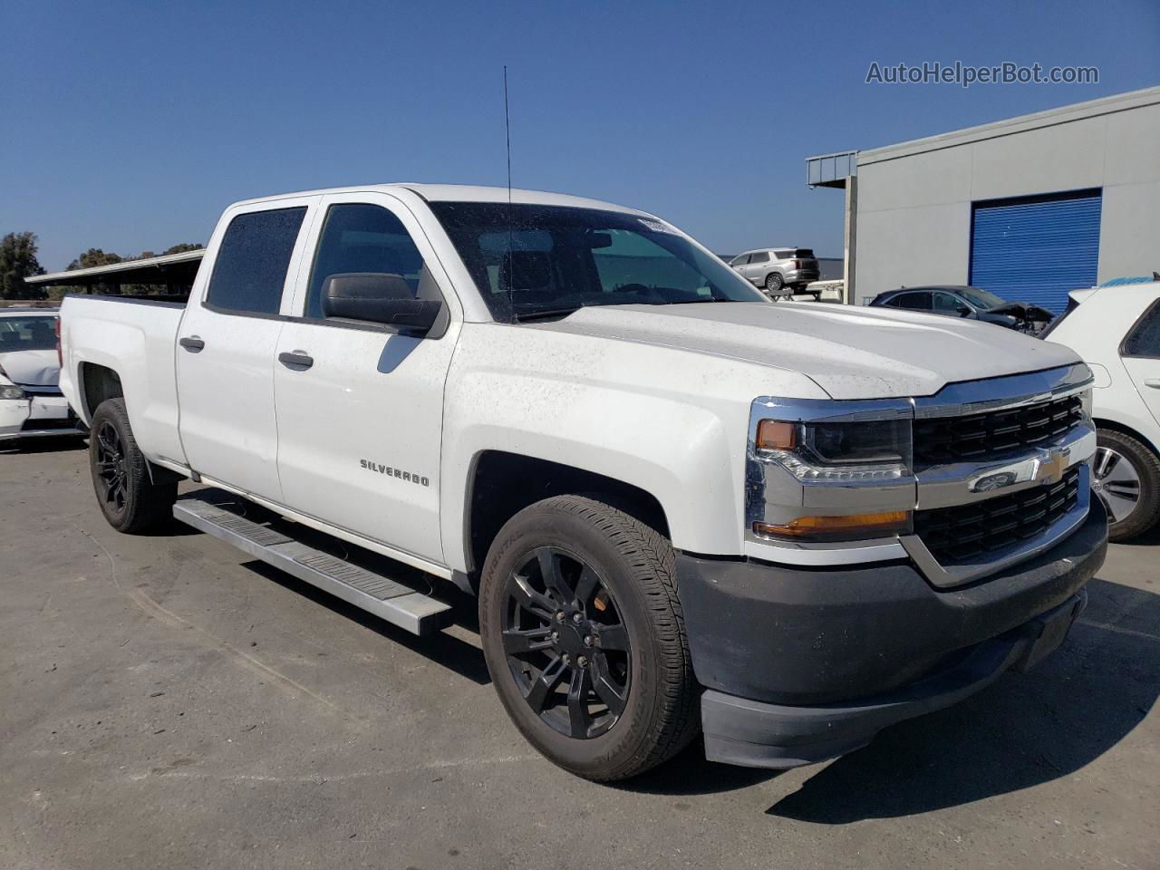 2016 Chevrolet Silverado C1500 White vin: 3GCPCNEC6GG352737