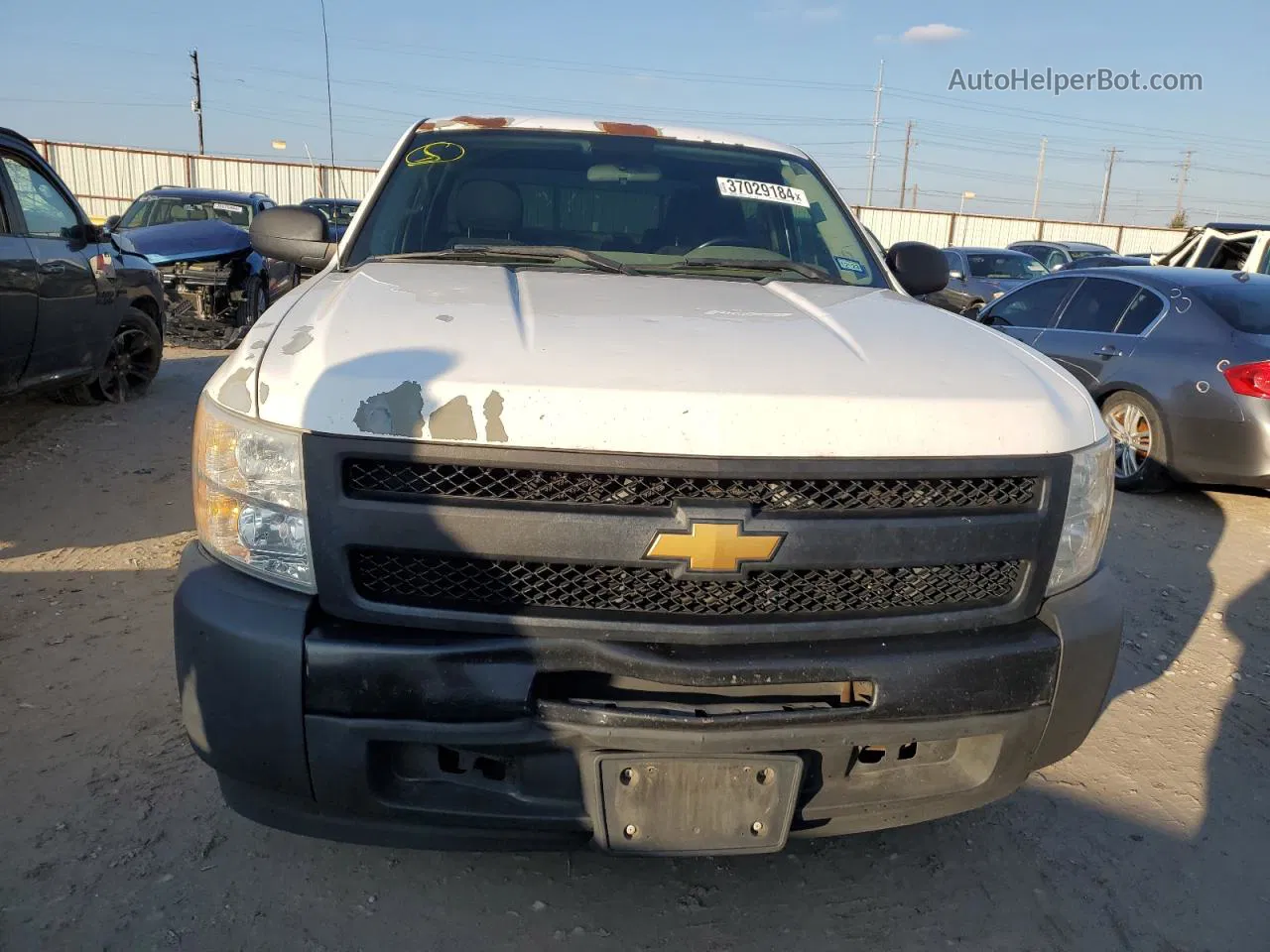 2012 Chevrolet Silverado C1500 Белый vin: 3GCPCPEA2CG168500