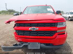 2018 Chevrolet Silverado 1500 Custom Red vin: 3GCPCPEC2JG642329