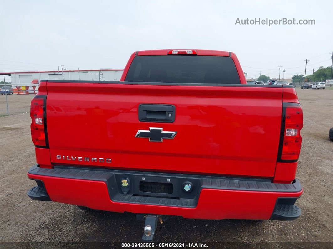 2018 Chevrolet Silverado 1500 Custom Red vin: 3GCPCPEC2JG642329