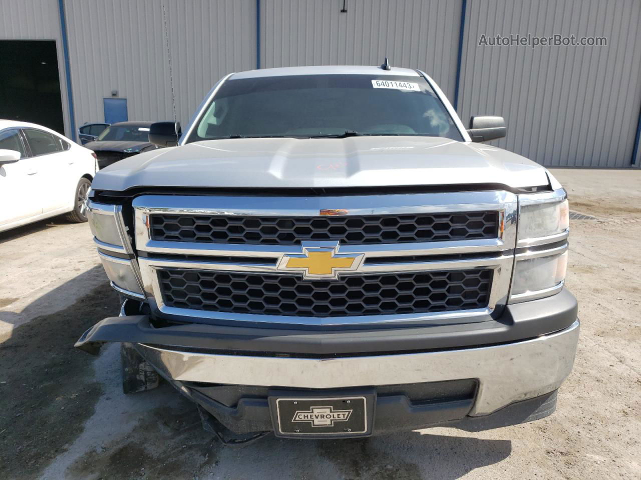 2015 Chevrolet Silverado C1500 Silver vin: 3GCPCPEC5FG395279