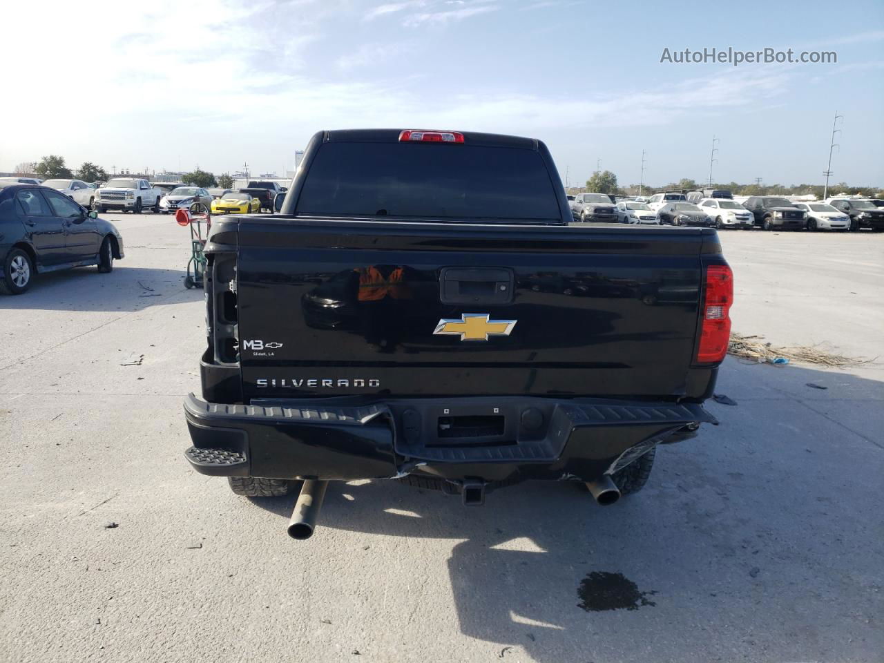 2018 Chevrolet Silverado C1500 Custom Black vin: 3GCPCPEC8JG293600